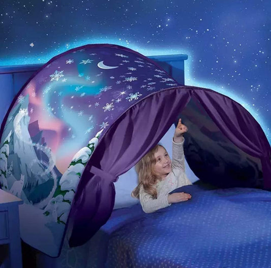 Pop-Up Bed Play Tent for Kids